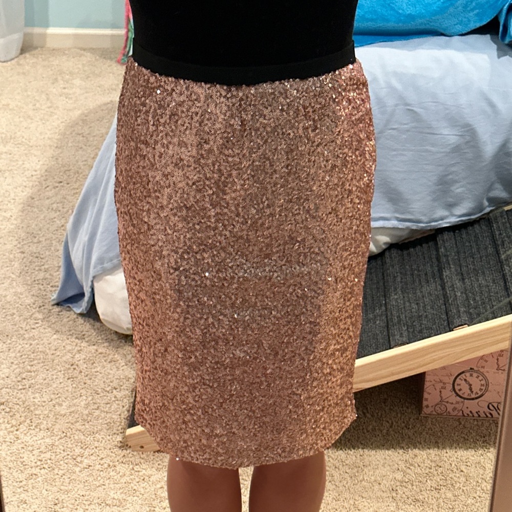 Vintage Sparkle Pencil Skirt